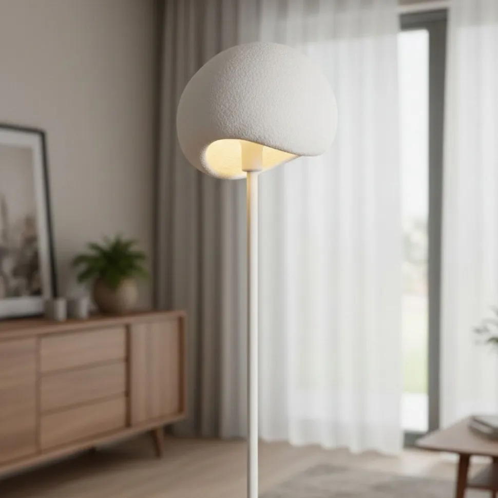 Lattiavalaisin Linento Lighting Yontu valkoinen