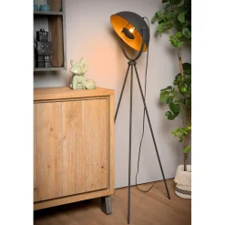 Lattiavalaisin Lucide Alvaro, 34.5x66.5cm, IP20, musta