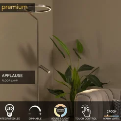 Lattiavalaisin Lucide Applause, Ø33cm, IP20, 25W, eri värejä