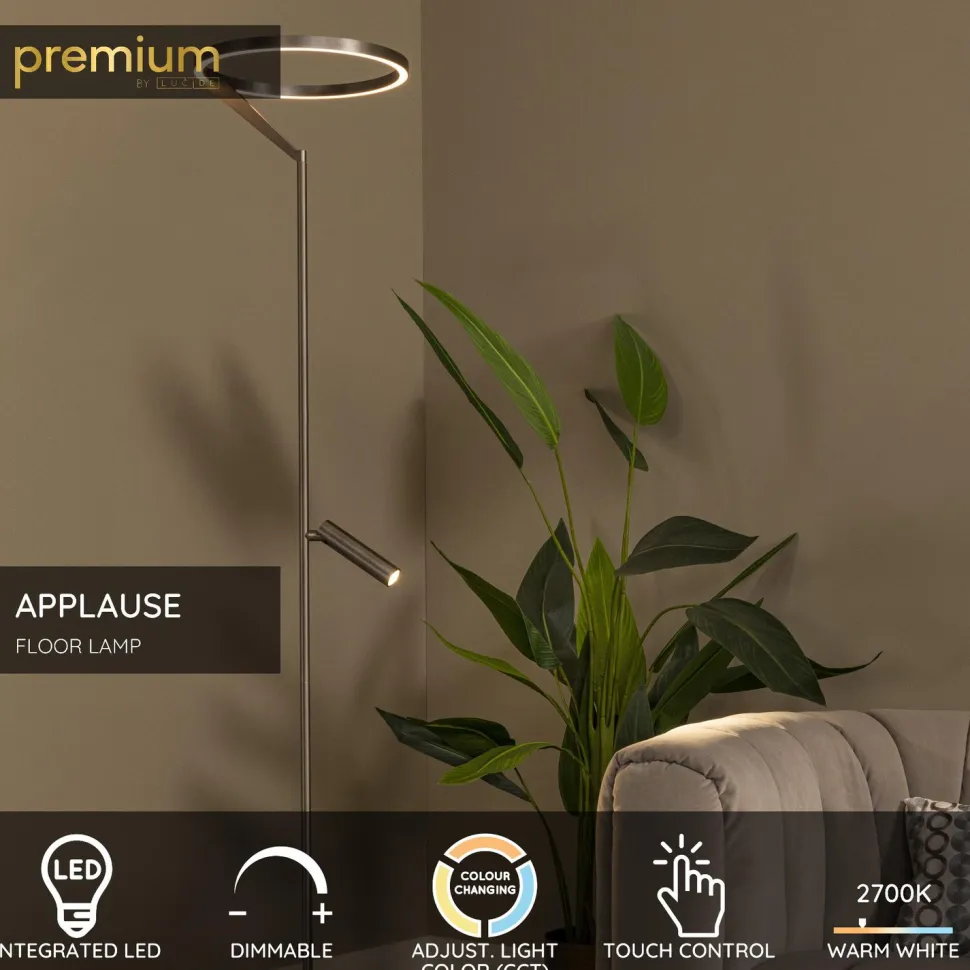 Lattiavalaisin Lucide Applause, Ø33cm, IP20, 25W, eri värejä