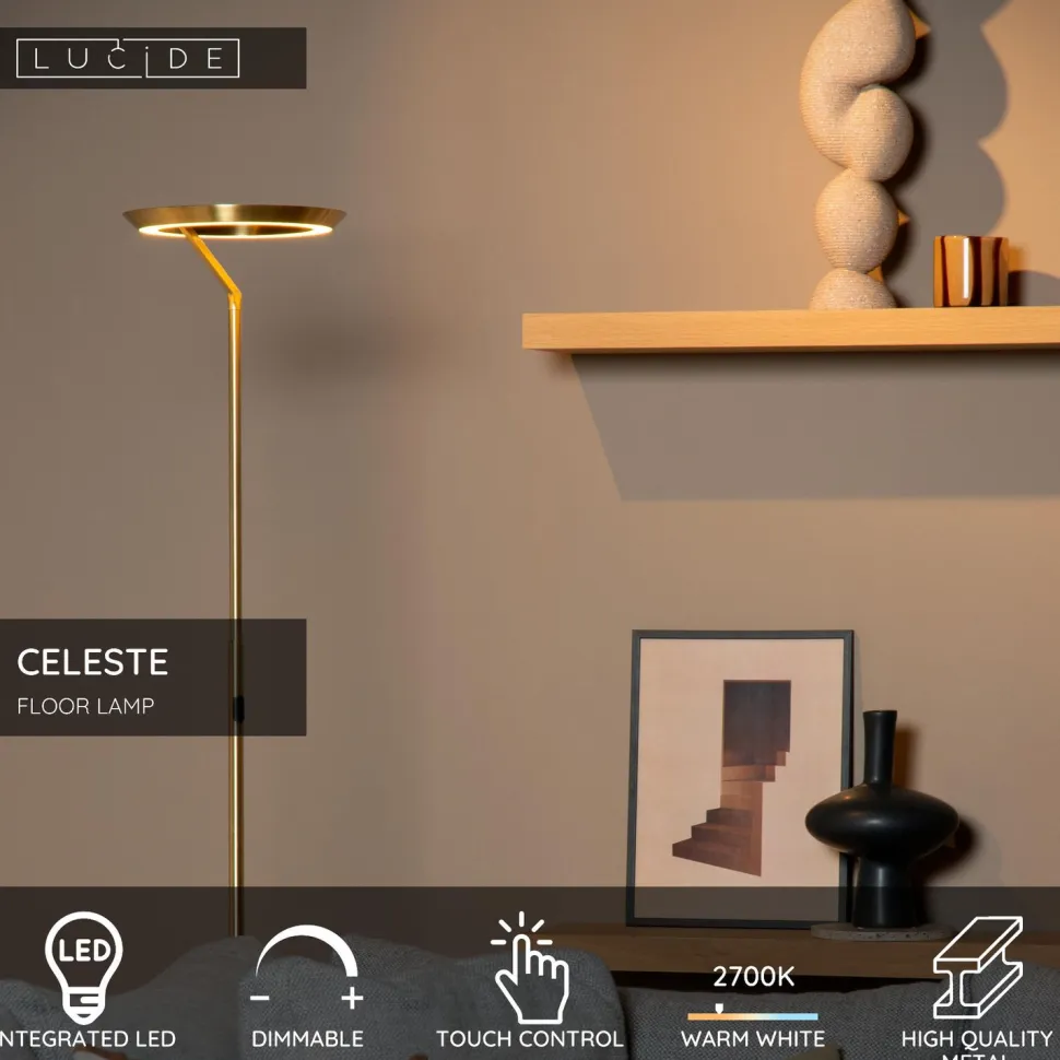 Lattiavalaisin Lucide Celeste, Ø28cm, IP20, 21W, eri värejä