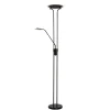 Lattiavalaisin Lucide Champion LED 20+4 W IP20 1800 mm Ø 254 mm metalli/lasi musta