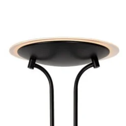 Lattiavalaisin Lucide Champion LED 20+4 W IP20 1800 mm Ø 254 mm metalli/lasi musta