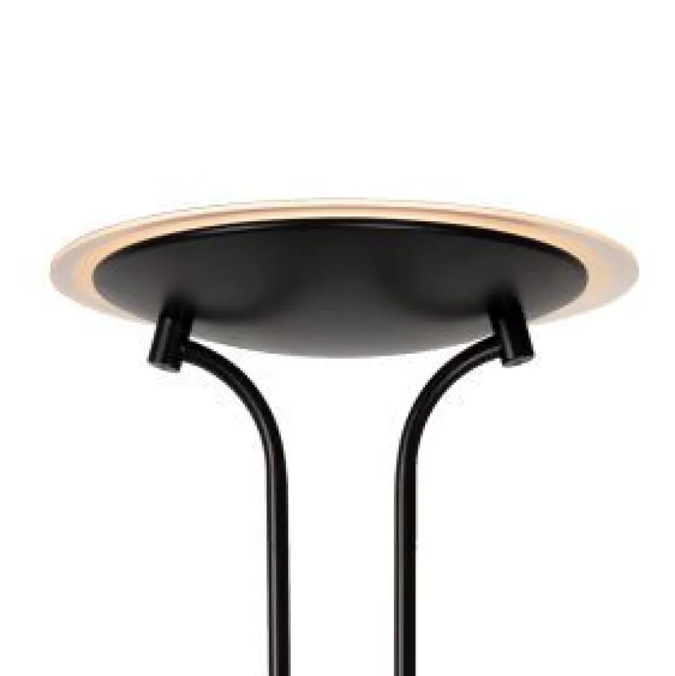 Lattiavalaisin Lucide Champion LED 20+4 W IP20 1800 mm Ø 254 mm metalli/lasi musta