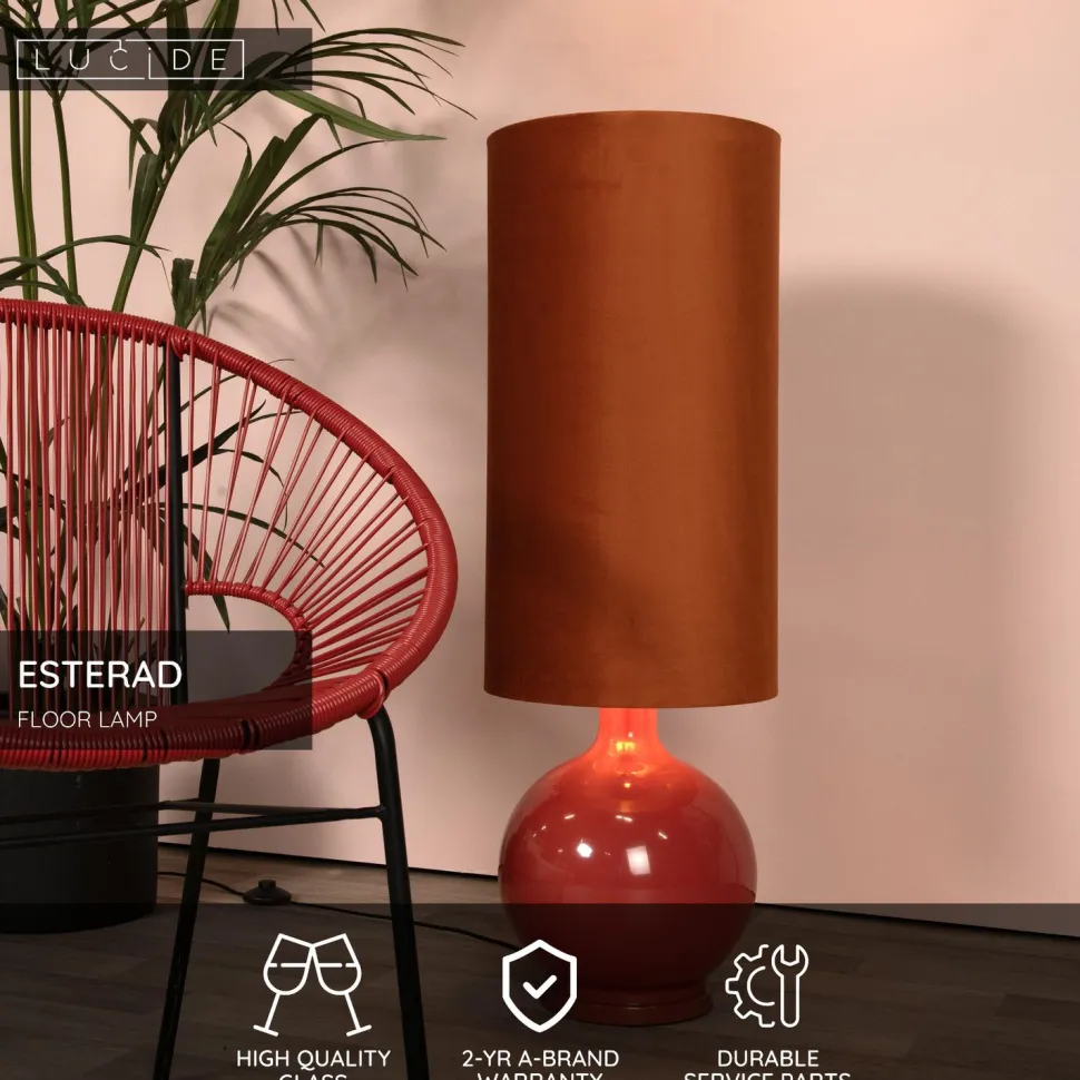 Lattiavalaisin Lucide Esterad, Ø34cm, IP20, eri värejä