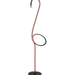 Lattiavalaisin Lucide Flamingo RGB, 130cm, musta/monivärinen