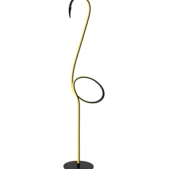 Lattiavalaisin Lucide Flamingo RGB, 130cm, musta/monivärinen