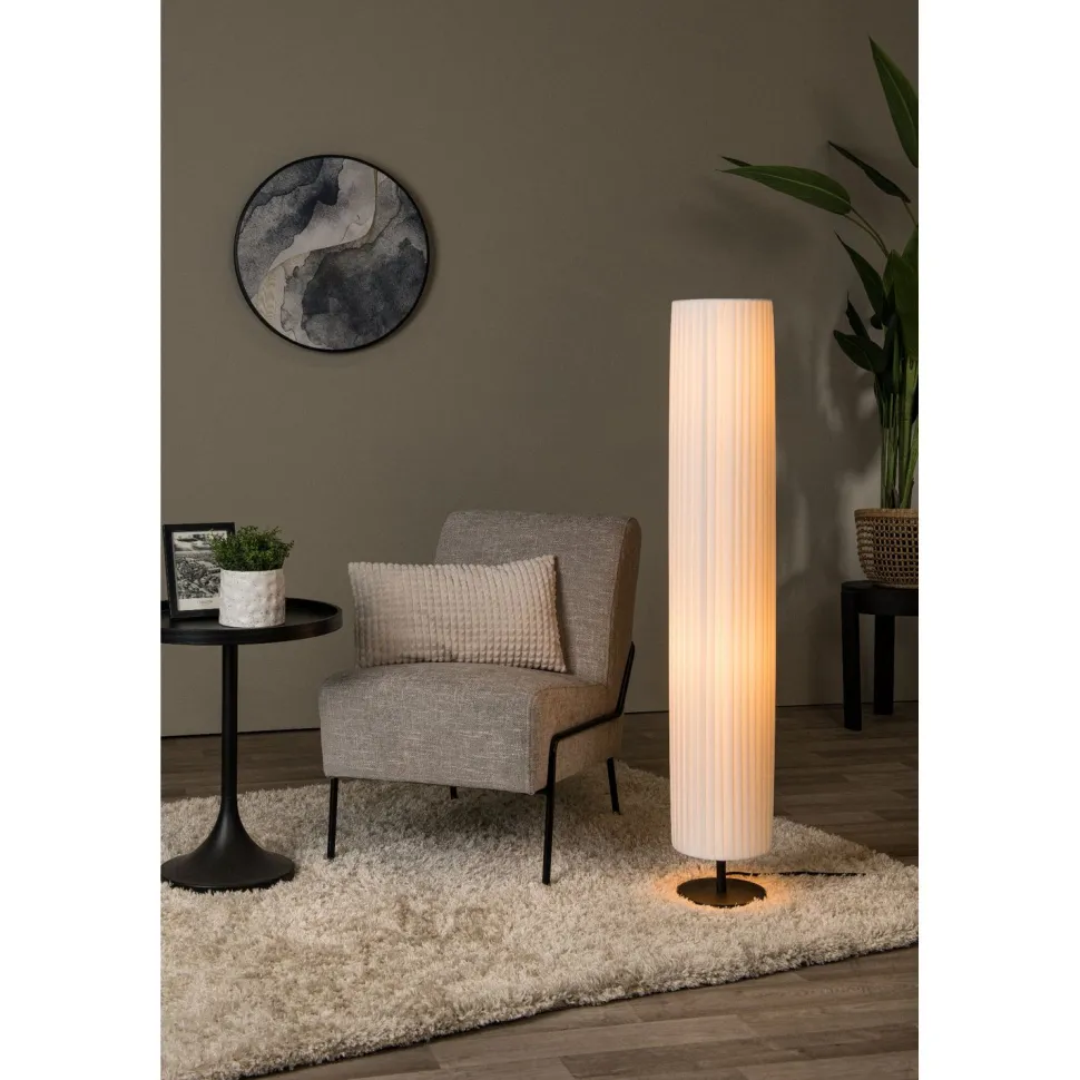 Lattiavalaisin Lucide Fold, Ø20x120cm, IP20, valkoinen