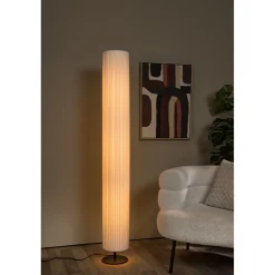 Lattiavalaisin Lucide Fold, Ø20x160cm, IP20, valkoinen