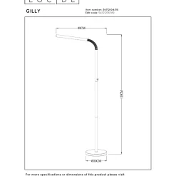 Lattiavalaisin Lucide Gilly, 20x49cm, IP20, 6W, eri värejä