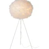 Lattiavalaisin Lucide Goosy Soft Ø50 cm valkoinen