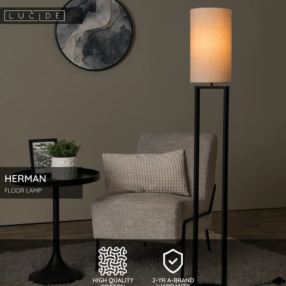 Lattiavalaisin Lucide Herman, Ø26cm, IP20, eri värejä