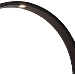 Lattiavalaisin Lucide Jerel, Ø40cm, IP54, 5W, musta