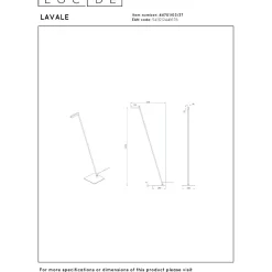 Lattiavalaisin Lucide Lavale, 20x54.8cm, IP20, 3W, eri värejä
