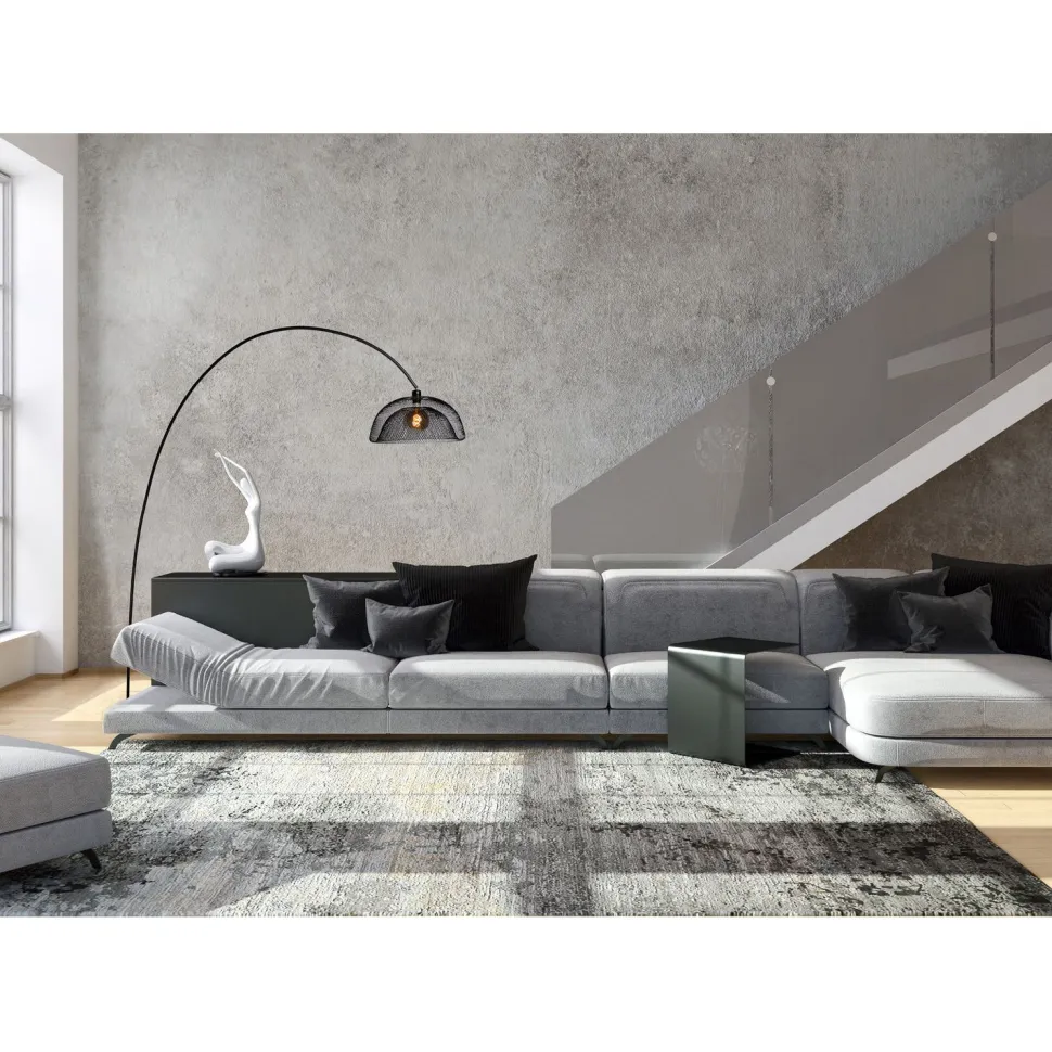 Lattiavalaisin Lucide Mesh, 46x167cm, IP20, musta