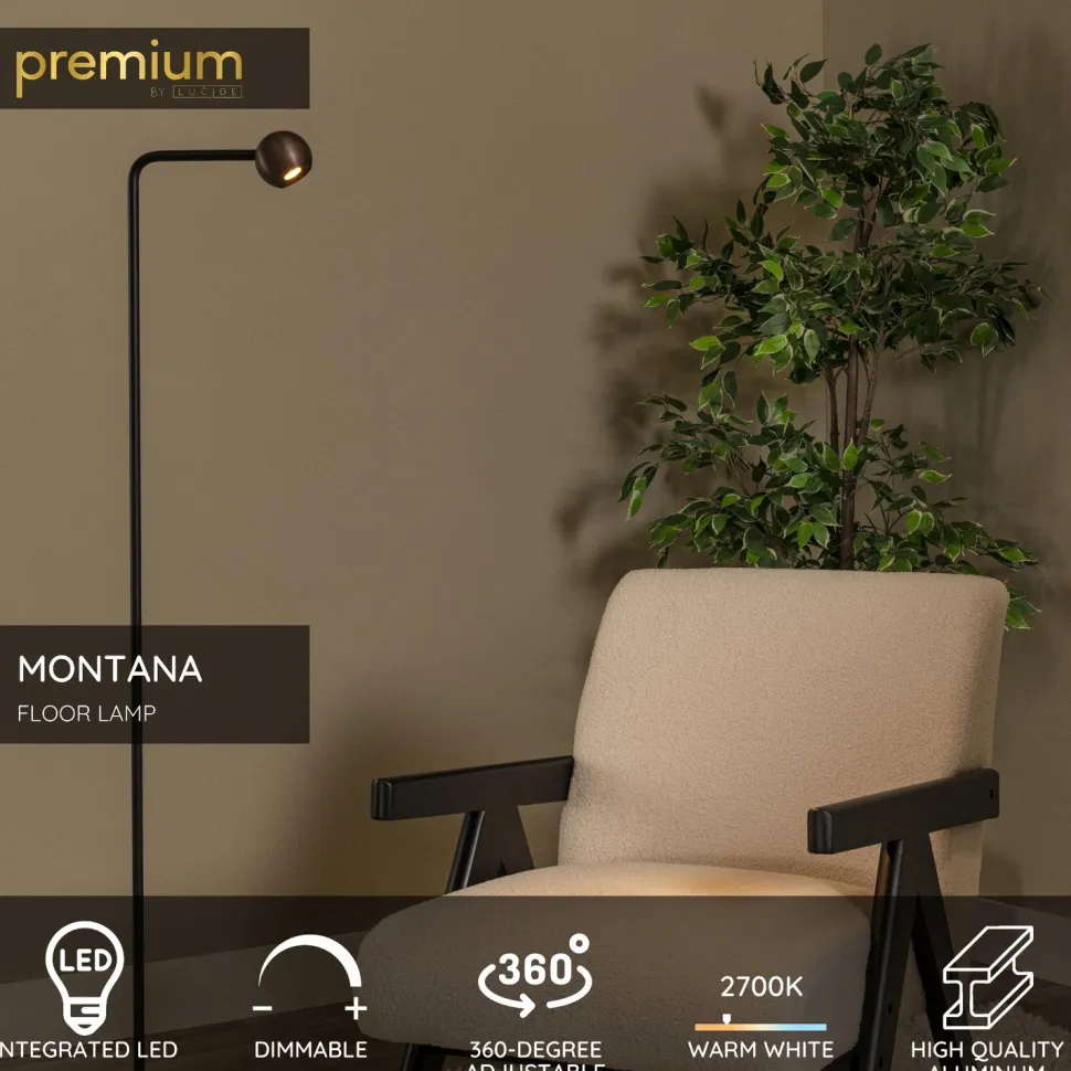 Lattiavalaisin Lucide Montana, 21x25.8cm, IP20, 6.3W, eri värejä