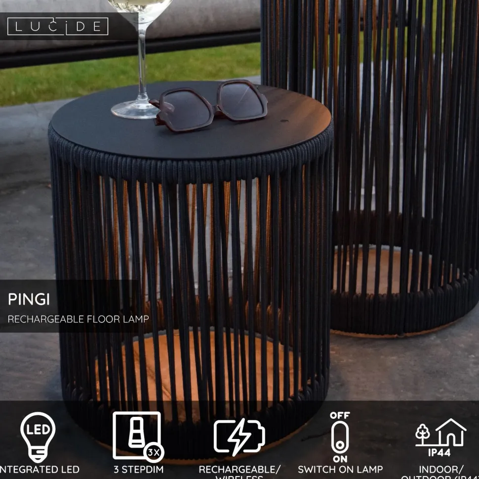 Lattiavalaisin Lucide Pingi, Ø33.5x36.5cm, IP44, 3W, eri värejä