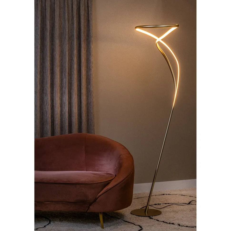 Lattiavalaisin Lucide Sardana, Ø44cm, IP20, 28W, kulta