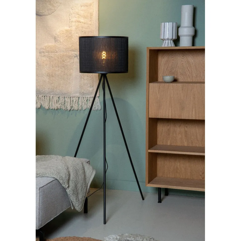 Lattiavalaisin Lucide Tagalog, Ø55cm, IP20, musta