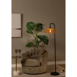 Lattiavalaisin Lucide Yunkai, Ø40cm, IP20, beige