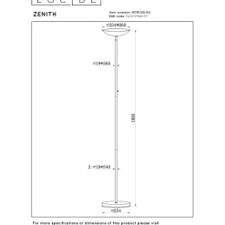 Lattiavalaisin Lucide Zenith, Ø25.4cm, IP20, 20W, kulta
