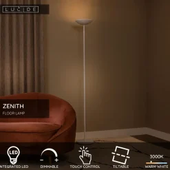 Lattiavalaisin Lucide Zenith, 25.4x25.4cm, IP20, 20W, eri värejä