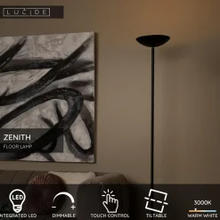 Lattiavalaisin Lucide Zenith, 25.4x25.4cm, IP20, 20W, eri värejä