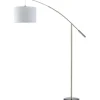 Lattiavalaisin Nadina 1790x380x1950 mm valkoinen/harjattu teräs