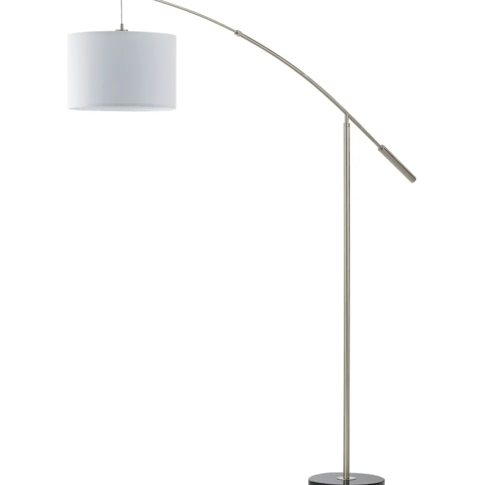 Lattiavalaisin Nadina 1790x380x1950 mm valkoinen/harjattu teräs