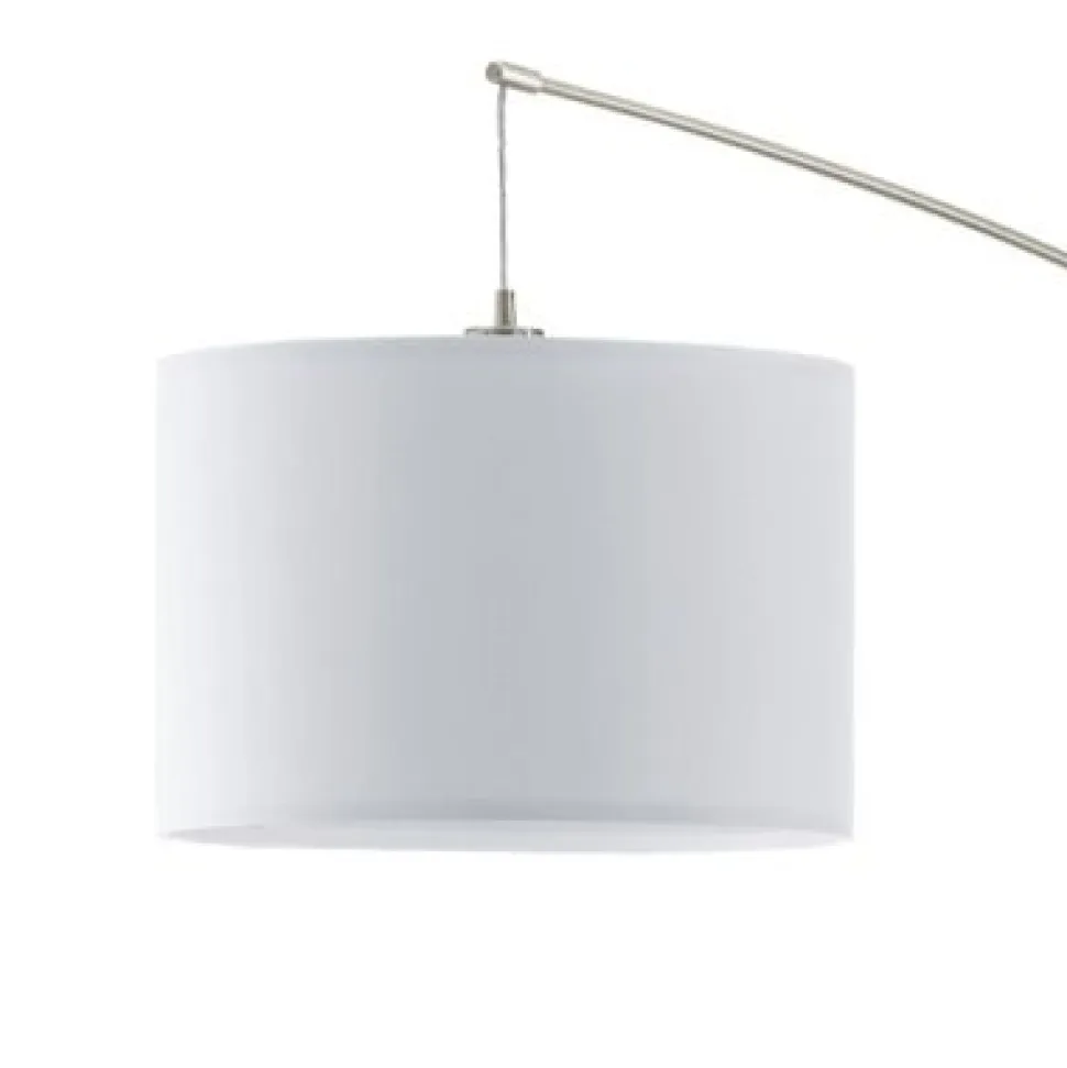 Lattiavalaisin Nadina 1790x380x1950 mm valkoinen/harjattu teräs