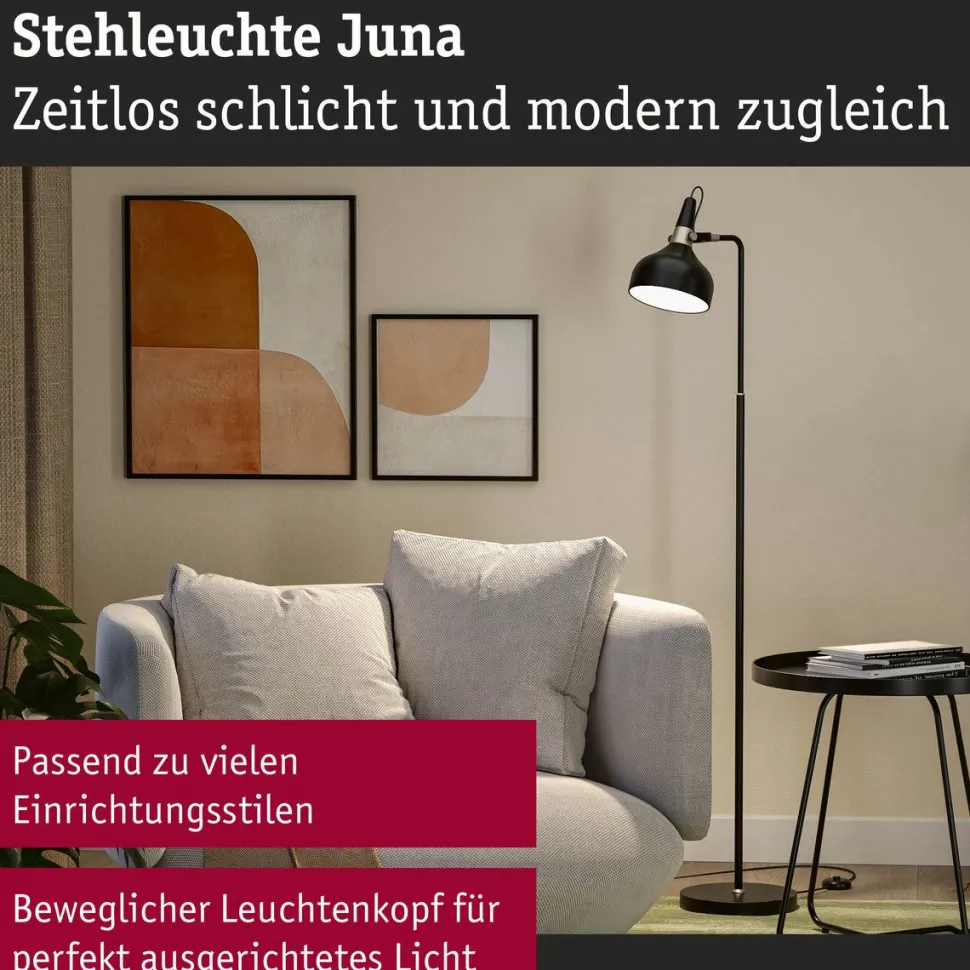 Lattiavalaisin Paulmann Juna, 158cm, E14, max. 20W, metalli