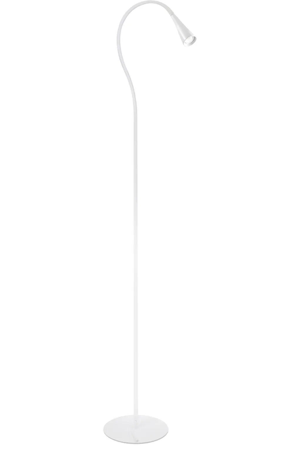 Lattiavalaisin Polux Monaco LED 4,5 W IP20 1500 mm Ø 200 mm metalli/muovi valkoinen
