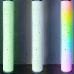 Lattiavalaisin Polux Stella 103cm, CCT 3000K RGB, valkoinen