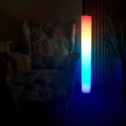 Lattiavalaisin Polux Stella 103cm, CCT 3000K RGB, valkoinen