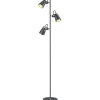 Lattiavalaisin Trio Edward 1600x380x230mm mattamusta/kulta
