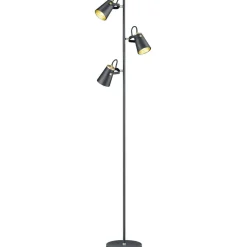 Lattiavalaisin Trio Edward 1600x380x230mm mattamusta/kulta