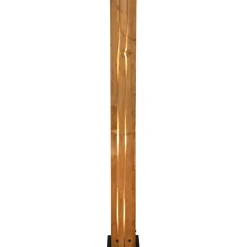 Lattiavalaisin Trio Karuni 3xE27 musta/puu