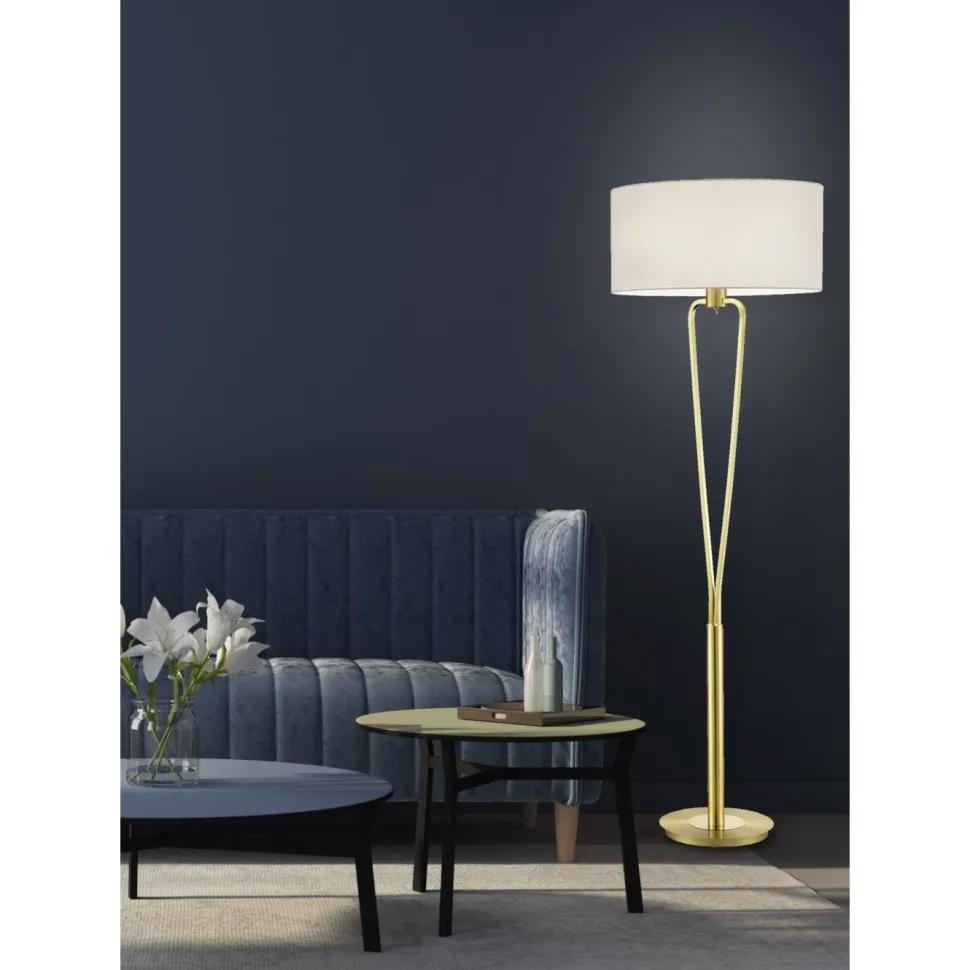 Lattiavalaisin Trio Paris II Ø500x1600 mm mattamessinki