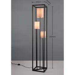 Lattiavalaisin Trio Ross, 3-os, E27, moniväri