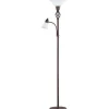 Lattiavalaisin Trio Rustica uplighter E27 + E14 rustiikki