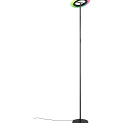 Lattiavalaisin Trio Samba LED säädettävä värilämpötila RGBW 175cm mattamusta