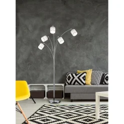 Lattiavalaisin Trio Tommy 2000x300x715 mm harjattu teräs