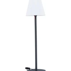 Lattiavalaisin ulkokäyttöön Venture Home Moris, ø50x187cm, vaaleansininen/valkoinen