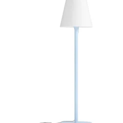 Lattiavalaisin ulkokäyttöön Venture Home Moris, ø50x187cm, vaaleansininen/valkoinen