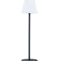 Lattiavalaisin ulkokäyttöön Venture Home Moris, ø50x187cm, vaaleansininen/valkoinen