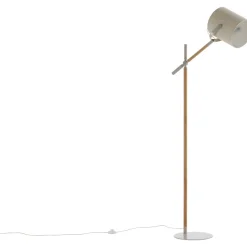 Lattiavalaisin Venture Home Dennis, korkeus 156cm, beige/valkoinen