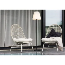 Lattiavalaisin Venture Home Moris, ø35x150cm, musta/valkoinen
