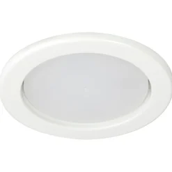 LED-alasvalo Airam Planex, 5W/828, GX53, Ø104x39mm, IP23, valkoinen
