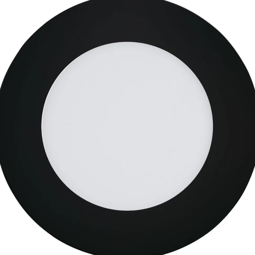 LED-Alasvalo Eglo connect.z Fueva-Z 12cm 5.4W upotettava musta