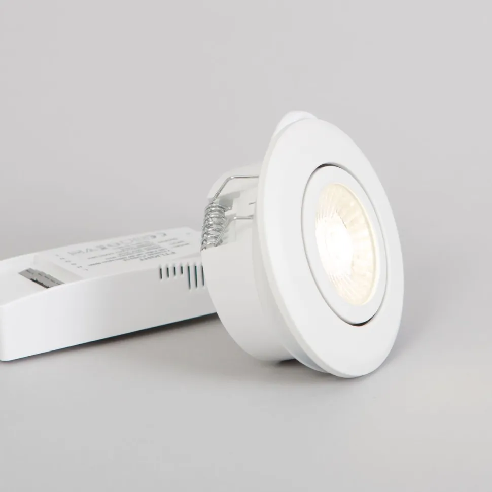 LED-alasvalo FTLIGHT Pallas 6 W 450 lm 60° 4000 K IP44 valkoinen